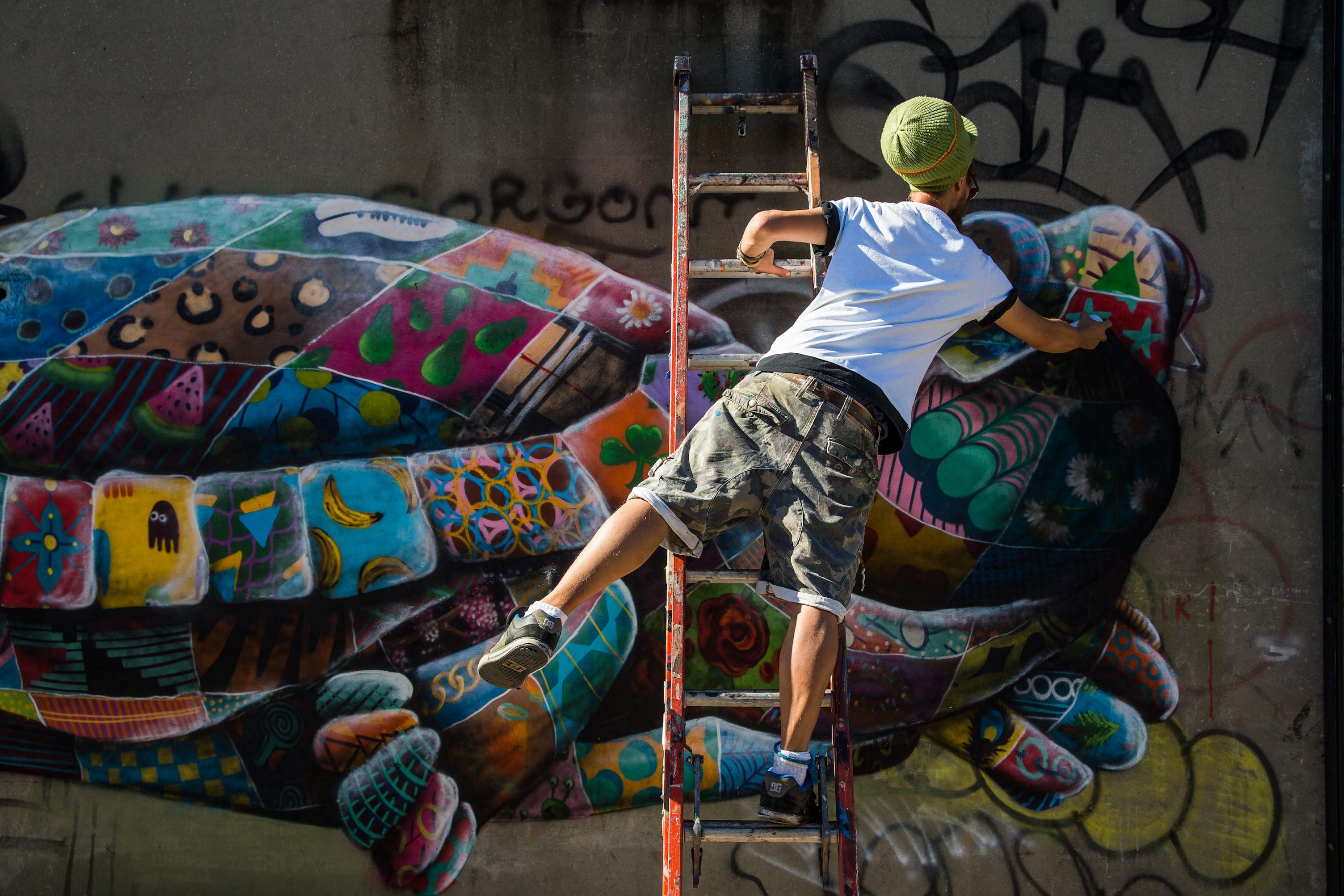 Street Artist Highlights Mass Extinction & Climate Change – Louis Masai
