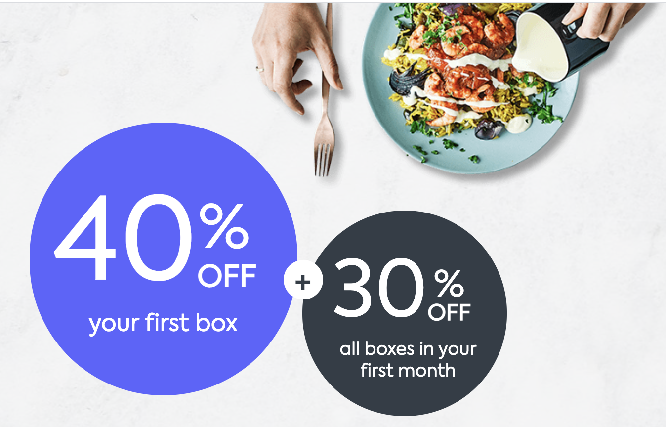 Gousto 50% off discount code with your first order